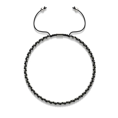 Noir x Gunmetal | Liens Kismet | Collier ras du cou