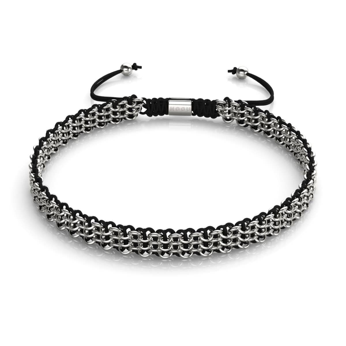 Noir x Argent | Liens Kismet | Collier ras du cou
