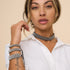 Black x Silver | Kismet Links | Deluxe Choker Necklace