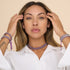 Violet x Argent | Liens Kismet | Collier ras du cou