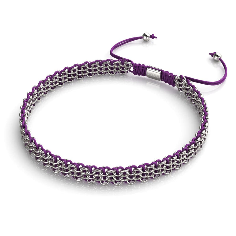 Violet x Argent | Liens Kismet | Collier ras du cou