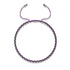 Violet x Argent | Liens Kismet | Collier ras du cou
