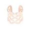 Ribbon | 18k Rose Gold | Laser Cut Cuff