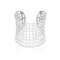 Lattice | Silver | Laser Cut Cuff