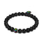 Etna | Licorne Argent | Bracelet Diffuseur Pierre de Lave Noire