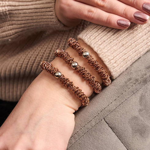 Âge du bronze | Bracelet Mini Maillons d'Amour