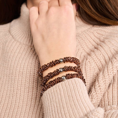 Âge du bronze | Bracelet Mini Maillons d'Amour