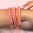Corail | Céramique Lumos | Bracelet Vitalité Macramé