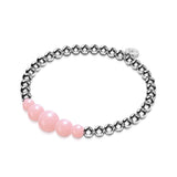 Coral | Silver | Lumos Ceramic Expression Bracelet