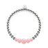 Corail | Argent | Bracelet d'expression en céramique Lumos