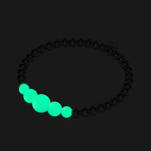 Citron vert | Argent | Bracelet d'expression en céramique Lumos