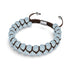 Bleu lunaire | Céramique Lumos | Bracelet Vitalité Macramé