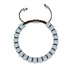 Bleu lunaire | Céramique Lumos | Bracelet Vitalité Macramé