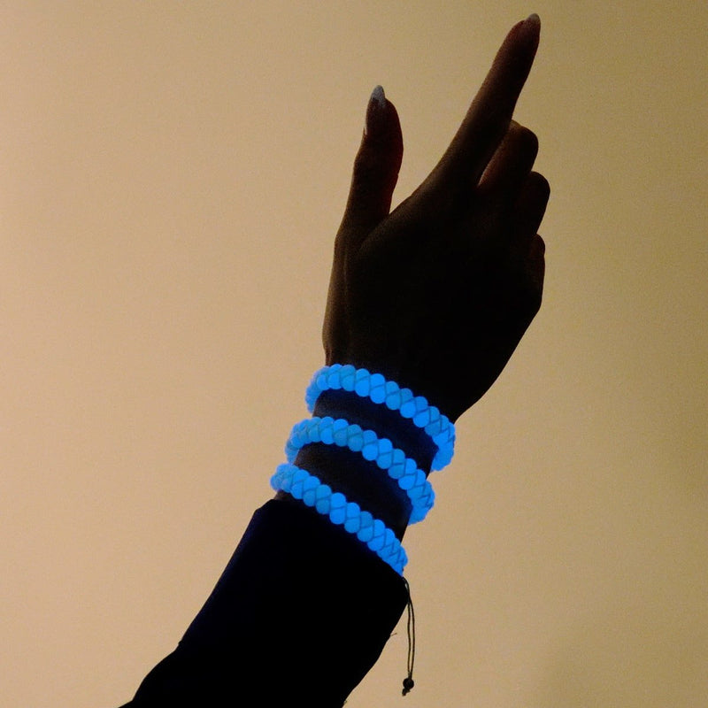 Purple Porcelain | Lumos Ceramic | Vitality Macrame Bracelet