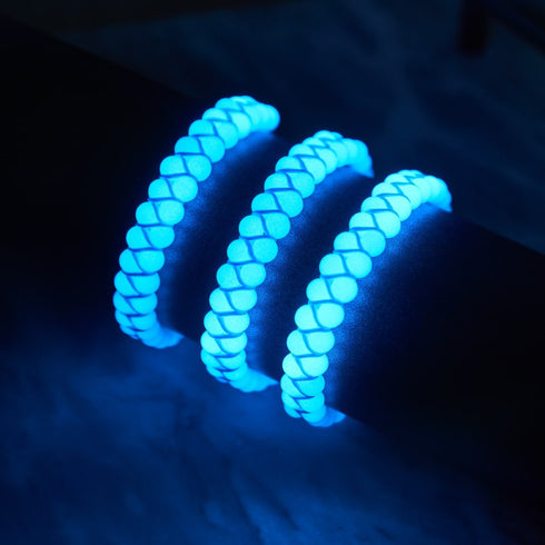 Porcelaine violette | Céramique Lumos | Bracelet Vitalité Macramé