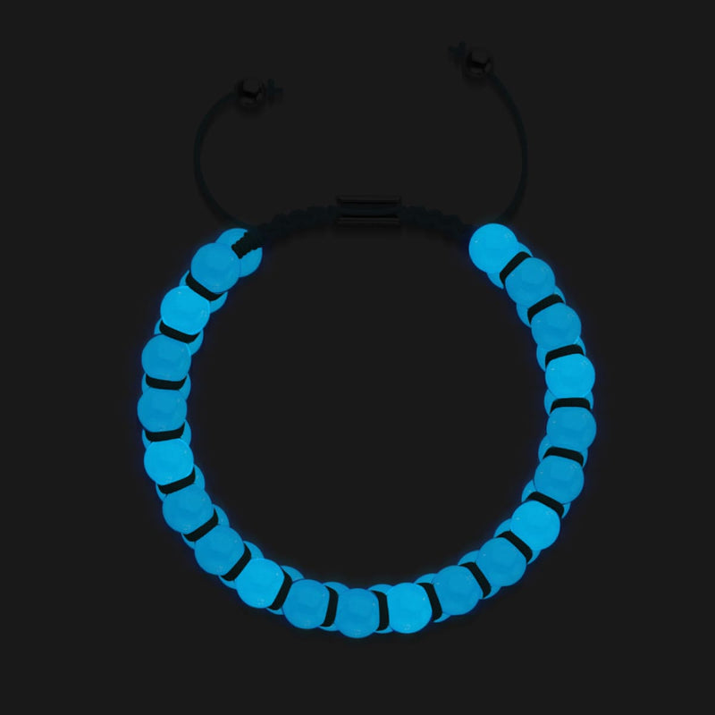 Ultramarine x Porcelain | Lumos Ceramic | Vitality Macrame Bracelet