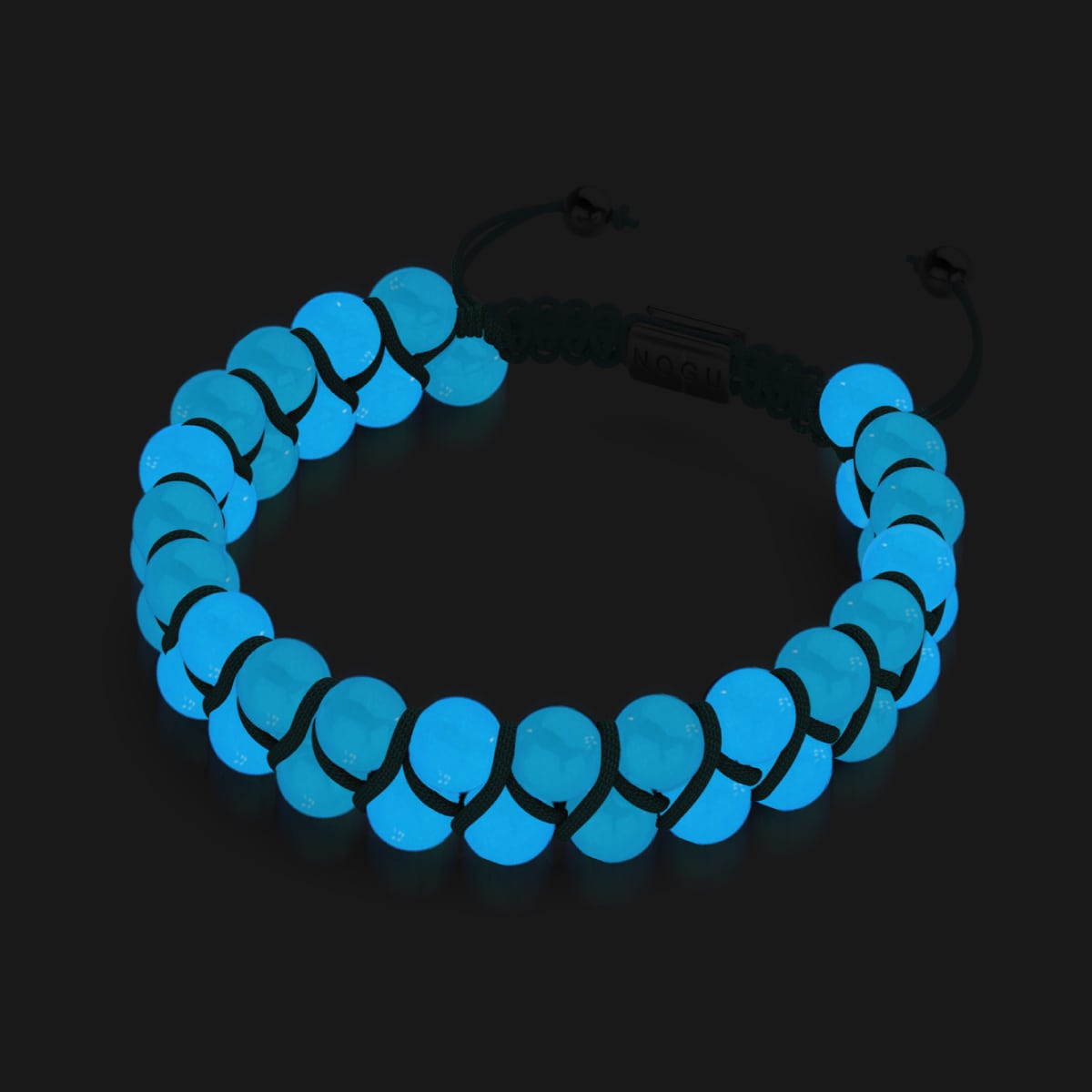 Outremer x Porcelaine | Céramique Lumos | Bracelet Vitalité Macramé