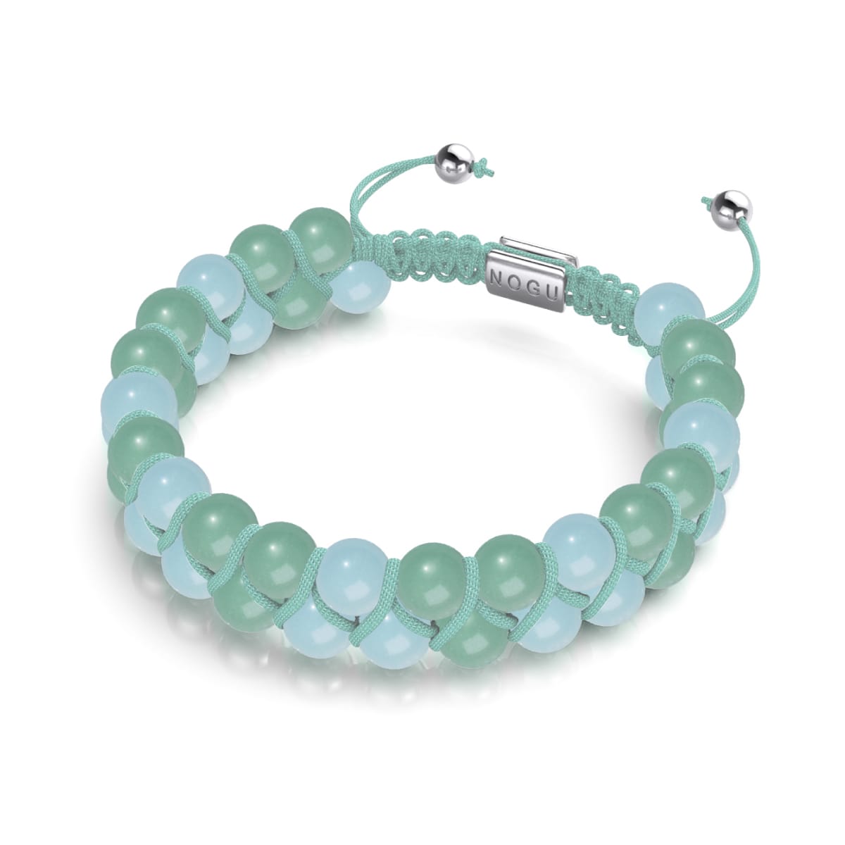 Viridien x Outremer | Céramique Lumos | Bracelet Vitalité Macramé