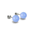 Azur | Argent sterling .925 | Boucles d'Oreilles Céramique Lumos