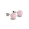 Coral | .925 Sterling Silver | Lumos Ceramic Stud Earrings