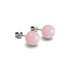 Corail | Argent sterling .925 | Boucles d'Oreilles Céramique Lumos