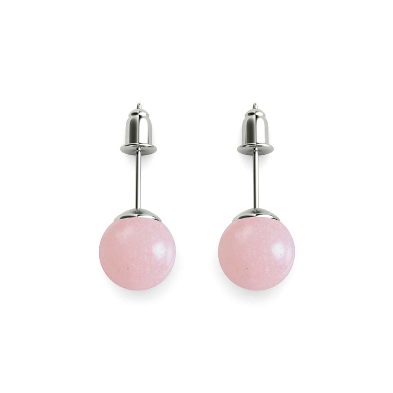 Corail | Argent sterling .925 | Boucles d'Oreilles Céramique Lumos