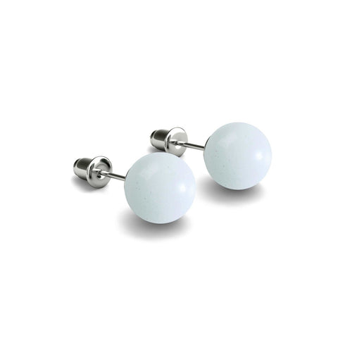 Porcelaine | Argent sterling .925 | Boucles d'Oreilles Céramique Lumos
