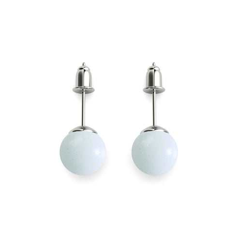 Porcelaine | Argent sterling .925 | Boucles d'Oreilles Céramique Lumos