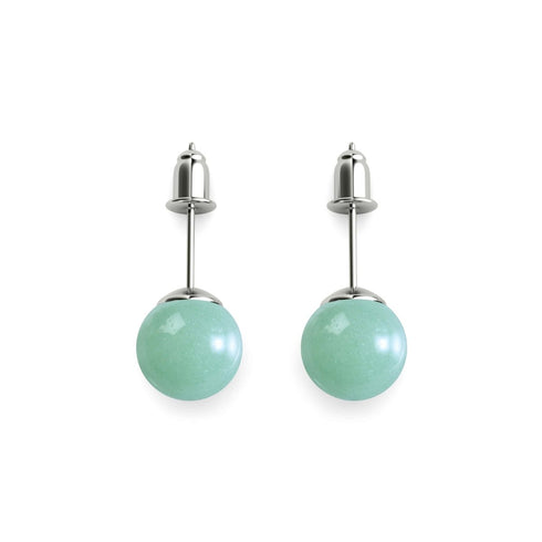 viridien | Argent sterling .925 | Boucles d'Oreilles Céramique Lumos
