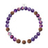 Réveil | Pierre précieuse Rudraksha | Bracelet Mala