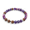 Réveil | Pierre précieuse Rudraksha | Bracelet Mala