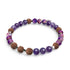 Réveil | Pierre précieuse Rudraksha | Bracelet Mala