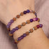 Réveil | Pierre précieuse Rudraksha | Bracelet Mala