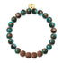 Ethereal | New Green Agate x Rudraksha | Mala Bracelet