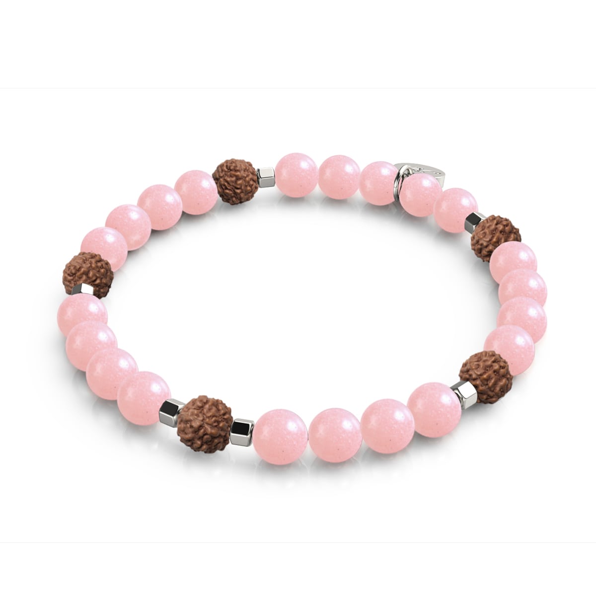 Lumière du Nirvana | Pierre précieuse x Lumos Rudraksha | Bracelet Mala