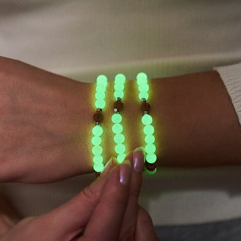 Lumière du Nirvana | Pierre précieuse x Lumos Rudraksha | Bracelet Mala