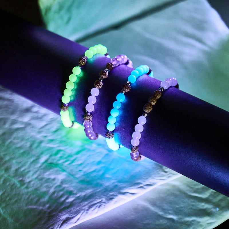 Light Of Samsara | Gemstone x Lumos Rudraksha | Mala Bracelet