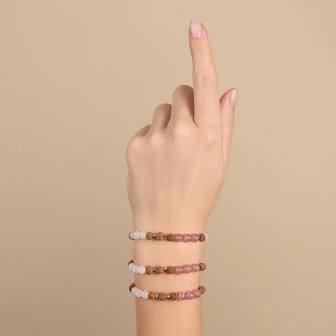 mahayana | Pierre précieuse Rudraksha | Bracelet Mala