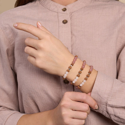 mahayana | Pierre précieuse Rudraksha | Bracelet Mala