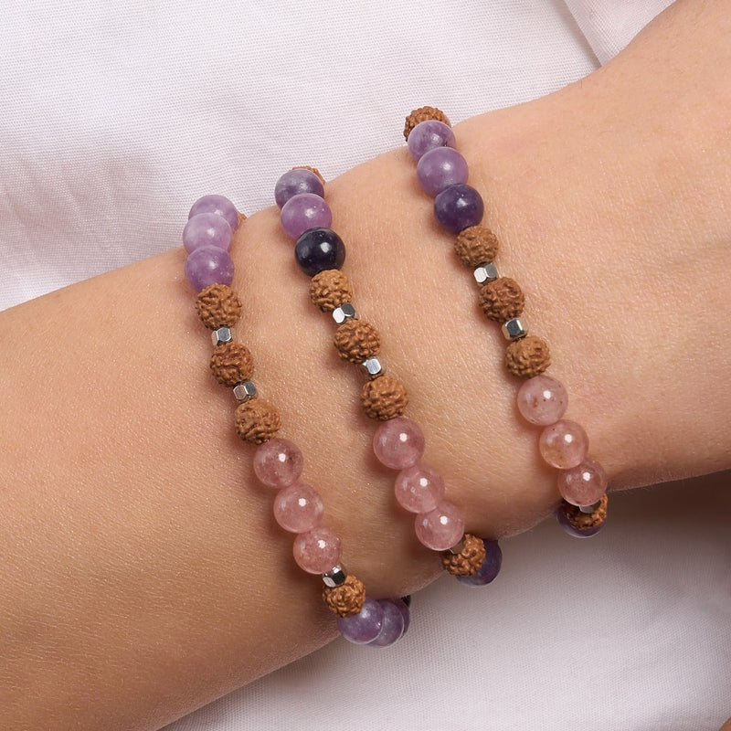 Mandala | Gemstone Rudraksha | Mala Bracelet