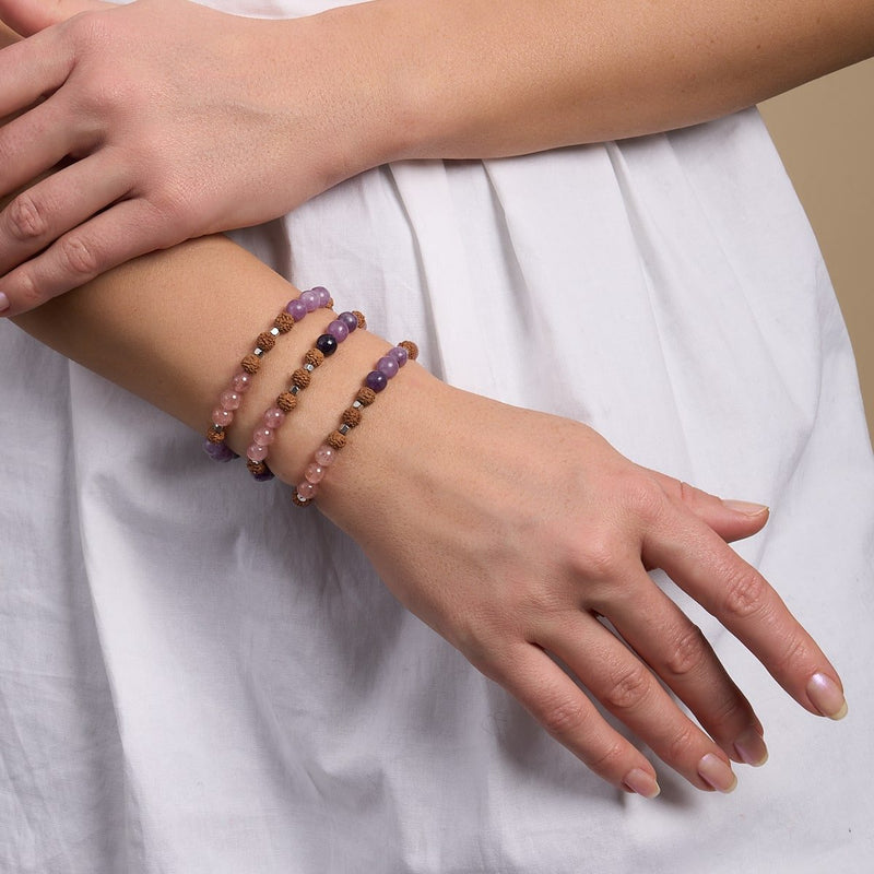 Mandala | Gemstone Rudraksha | Mala Bracelet