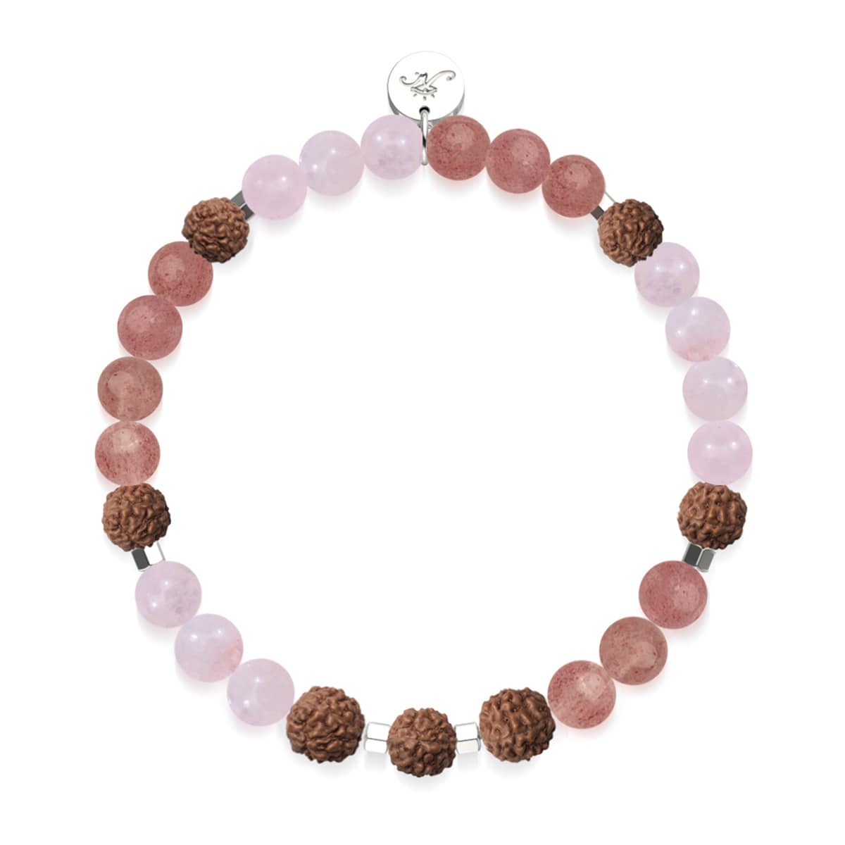 Pleine Conscience | Pierre précieuse Rudraksha | Bracelet Mala
