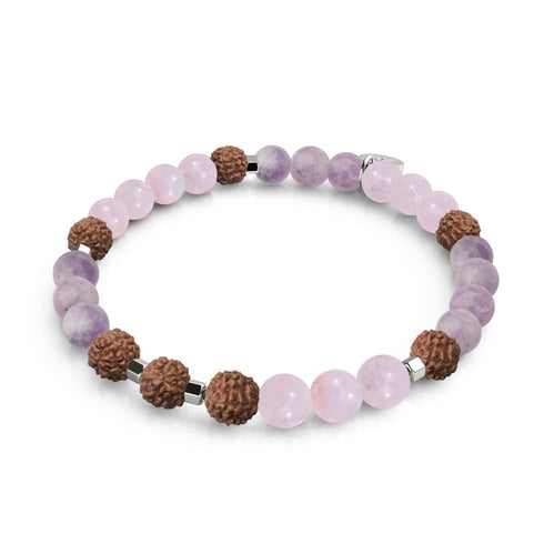 Namasté | Pierre précieuse Rudraksha | Bracelet Mala