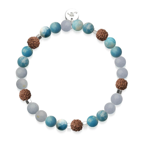 Prana | Gemstone Rudraksha |  Mala Bracelet