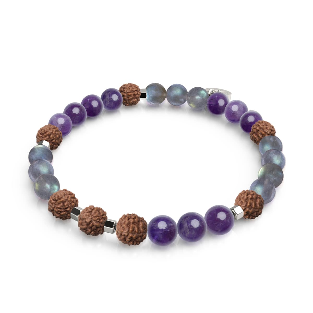 Shaolin Monk | Gemstone Rudraksha | Mala Bracelet