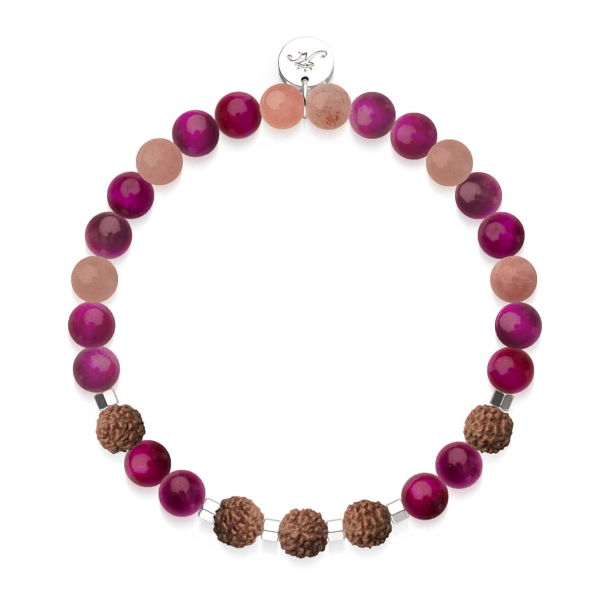 solstice | Pierre précieuse Rudraksha | Bracelet Mala