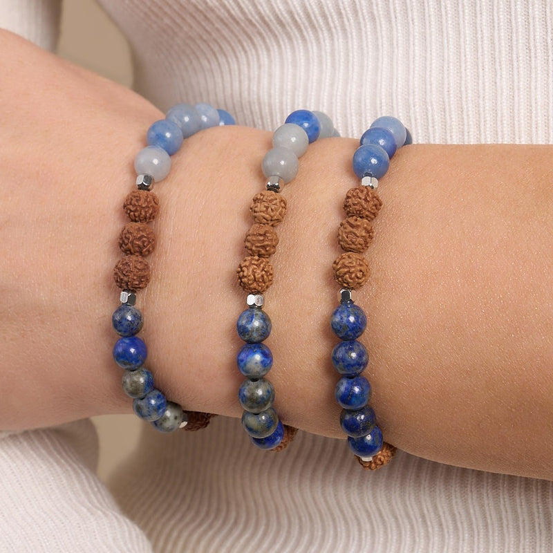 Tao | Gemstone Rudraksha | Mala Bracelet