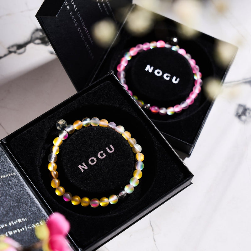 Limonade | Argent | Bracelet de perles de verre sirène