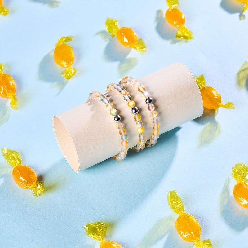 Limonade | Argent | Bracelet de perles de verre sirène