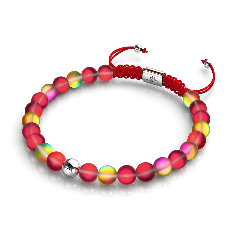 Bracelet Pomegranate Mermaid Glass x Red String